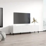 طاولة تلفاز تارا، تصميم فريد، تخزين ذكي، ليفت هوم