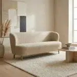 أريكة ستاي بمقعدين مخملي