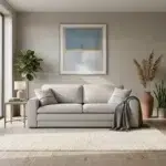 كنبة مقعدين كوف، راحة وجمال في تصميم واحد.