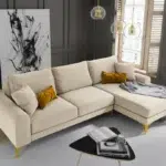 مادارا حرف الـ زاويه أريكه مخمل - يتسع الي 6اشخاص