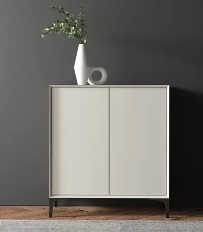 خزانة أحذية نوردية، تصميم عصري، تخزين عملي