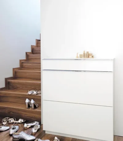 خزانة أحذية بيسيك النوردي، تخزين ذكي، تنظيم مثالي