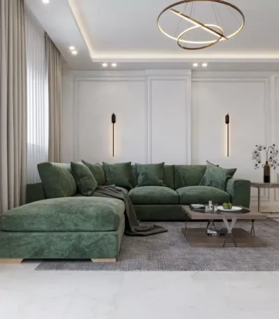 كنب زاوية أورلينو L بخمسة مقاعد