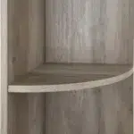 خزانة كتب، زاوية ذكية، تشطيب أنيق