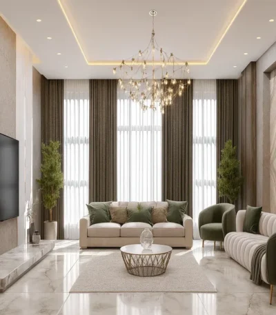 كنبات صالة، شانيل ناعم، ديكور مميز