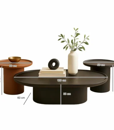 طاولات خشب صلب