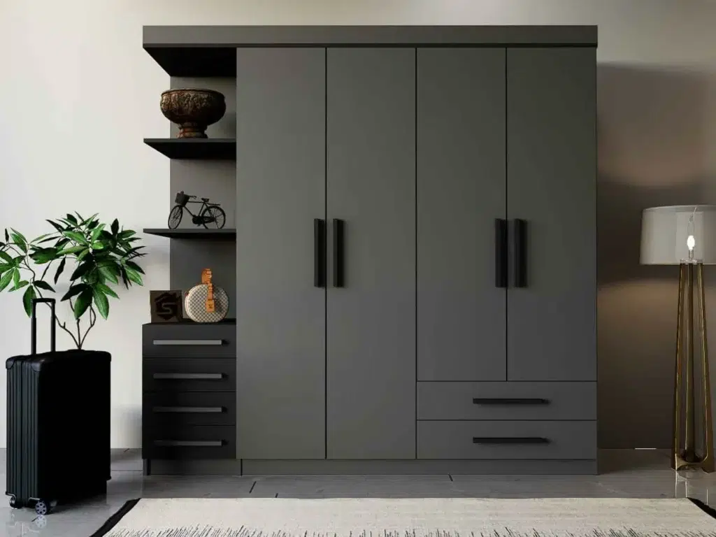 دولاب ملابس فاخر، تصميم عصري، تشطيب أنيق