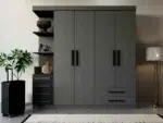 دولاب ملابس فاخر، تصميم عصري، تشطيب أنيق