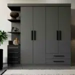دولاب ملابس فاخر، تصميم عصري، تشطيب أنيق
