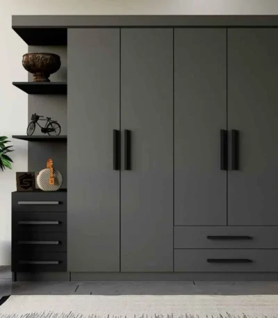 دولاب ملابس فاخر، تصميم عصري، تشطيب أنيق