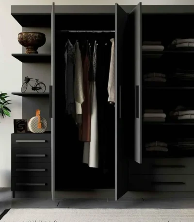 دولاب ملابس فاخر، تنظيم ذكي، تصميم مودرن
