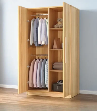 خزانة خشبية مستقلة، تصميم عصري، تخزين عملي