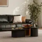 مجموعة طاولات معيشة ثلاثية