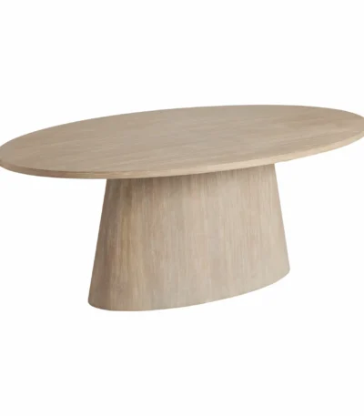 طاولة طعام بيضاوية