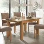 طاولة طعام موردن مع كراسي